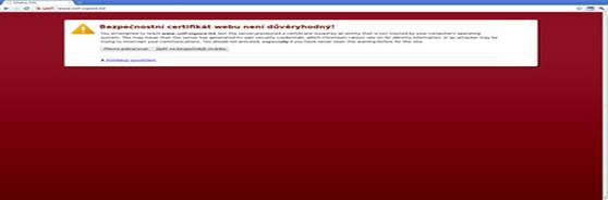Reakce prohlee Google Chrome na self-signed certifikt